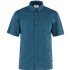 Fjällräven Övik Lite Shirt Shortsleeve Herren Hemd Kurzarmhemd uncle blue