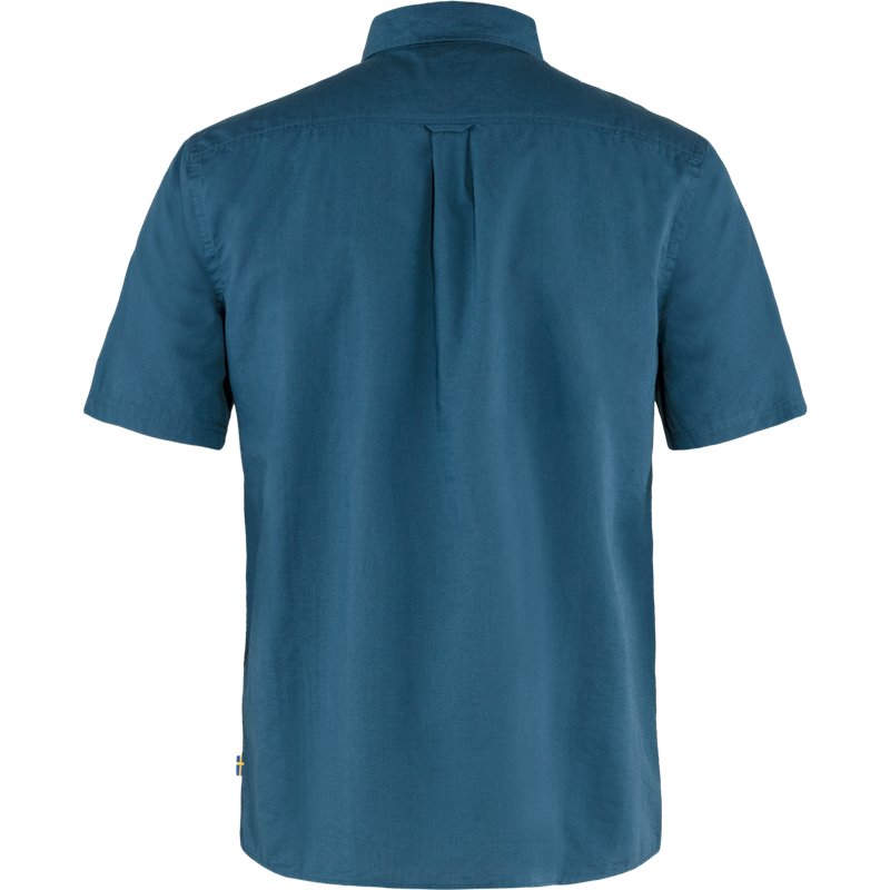 Fjällräven Övik Lite Shirt Shortsleeve Herren Hemd Kurzarmhemd uncle blue hier im Fjällräven-Shop günstig online bestellen