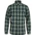 Fjällräven Övik Travel Shirt Longsleeve Herren Langarmhemd dark navy-patina green