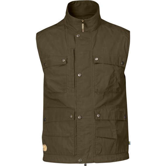 Fjällräven Reporter Lite Vest Herren Weste dark olive hier im Fjällräven-Shop günstig online bestellen