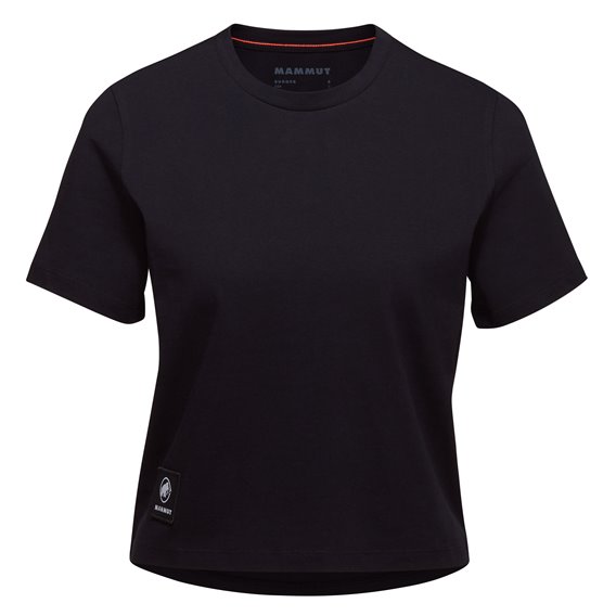 Mammut Massone T-Shirt Cropped Patch Damen Kurzarmshirt black hier im Mammut-Shop günstig online bestellen