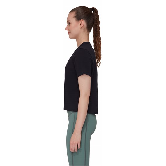 Mammut Massone T-Shirt Cropped Patch Damen Kurzarmshirt black hier im Mammut-Shop günstig online bestellen