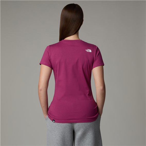 The North Face Shortsleeve Simple Dome Slitee Damen T-Shirt cyber berry hier im The North Face-Shop günstig online bestellen