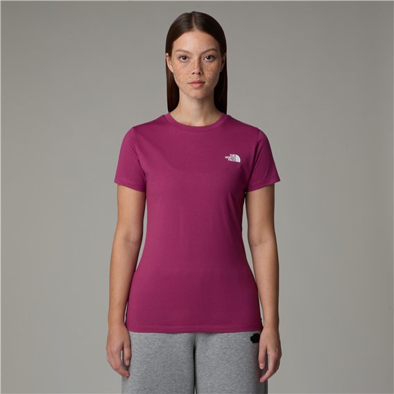 The North Face Shortsleeve Simple Dome Slitee Damen T-Shirt cyber berry hier im The North Face-Shop günstig online bestellen