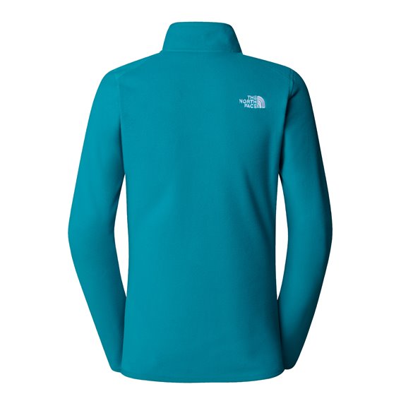 The North Face 100 Glacier 1/4 Zip Damen Fleecepullover deep teal hier im The North Face-Shop günstig online bestellen