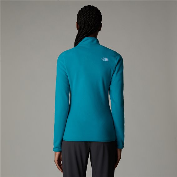 The North Face 100 Glacier 1/4 Zip Damen Fleecepullover deep teal hier im The North Face-Shop günstig online bestellen