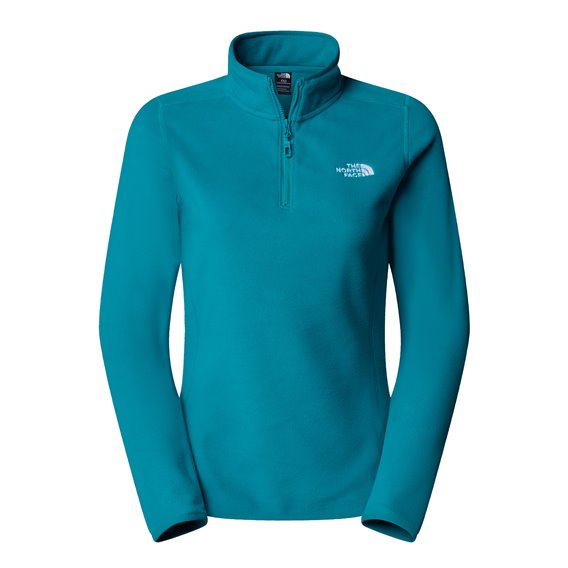 The North Face 100 Glacier 1/4 Zip Damen Fleecepullover deep teal hier im The North Face-Shop günstig online bestellen