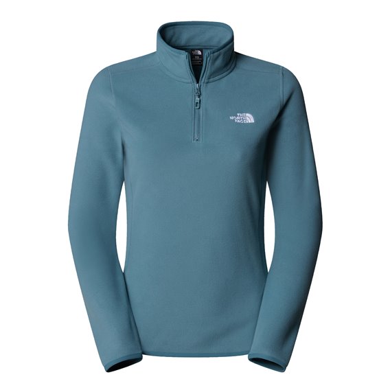 The North Face 100 Glacier 1/4 Zip Damen Fleecepullover stormy blue hier im The North Face-Shop günstig online bestellen