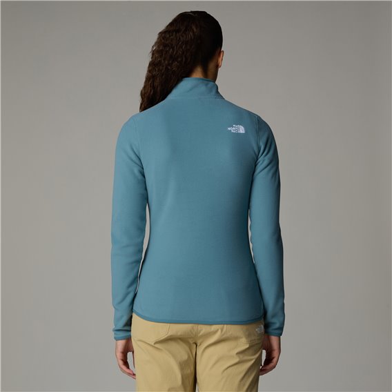 The North Face 100 Glacier 1/4 Zip Damen Fleecepullover stormy blue hier im The North Face-Shop günstig online bestellen