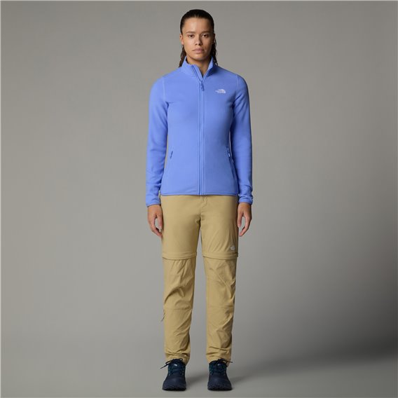 The North Face 100 Glacier Full Zip Damen Fleecejacke virtual blue hier im The North Face-Shop günstig online bestellen