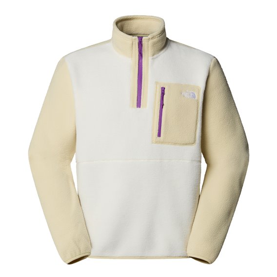 The North Face Yumiori 1/4 Zip Herren Fleecepullover white dune-gravel hier im The North Face-Shop günstig online bestellen