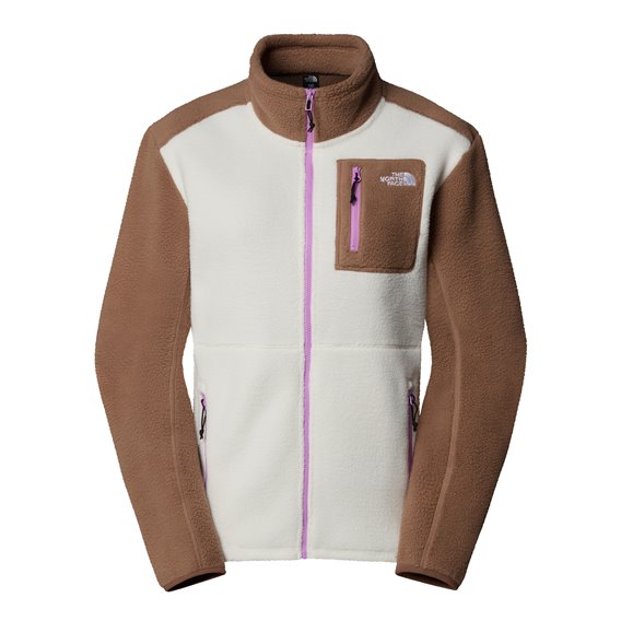 The North Face Yumiori Full Zip Damen Fleecejacke white dune-latte-vibrant hier im The North Face-Shop günstig online bestellen