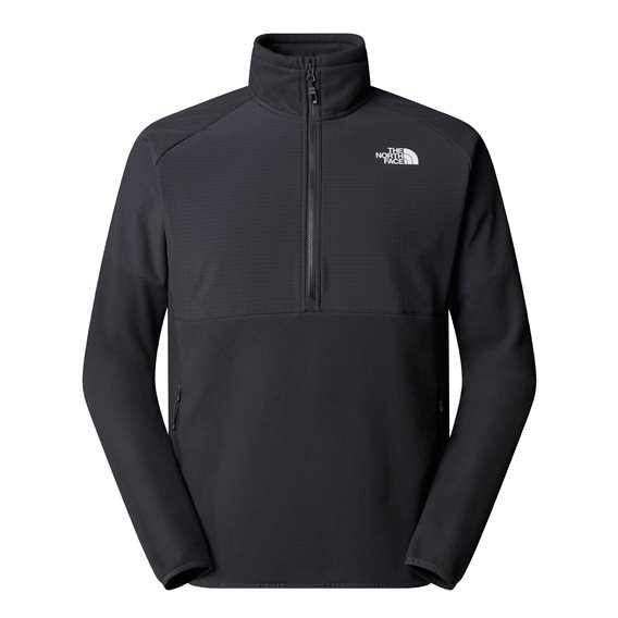 The North Face Glacier Heavyweight 1/2 Zip Herren Fleecepullover grey-black hier im The North Face-Shop günstig online bestellen