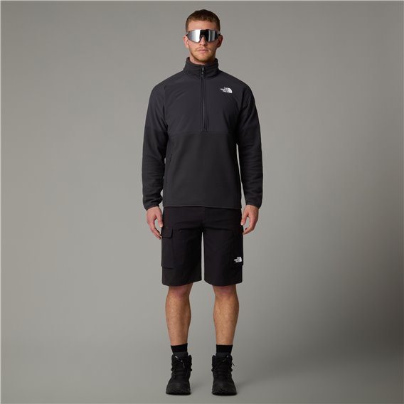 The North Face Glacier Heavyweight 1/2 Zip Herren Fleecepullover grey-black hier im The North Face-Shop günstig online bestellen