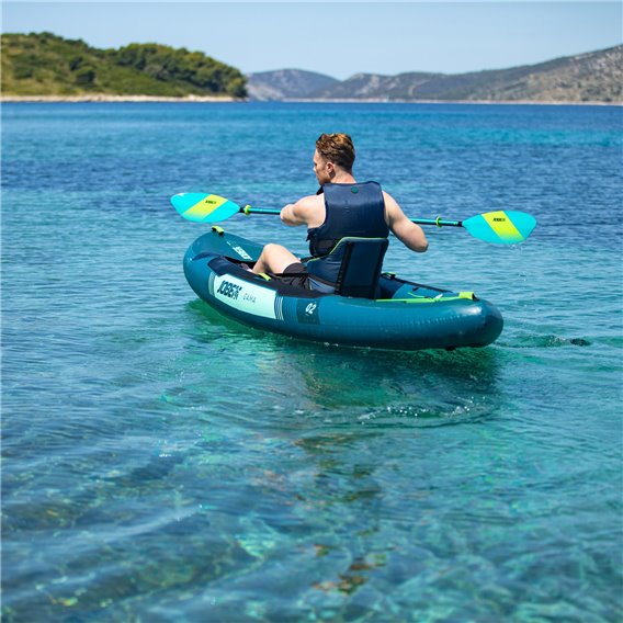 Jobe Gama Inflatable Kayak Package Luftkajak Set atlantic green