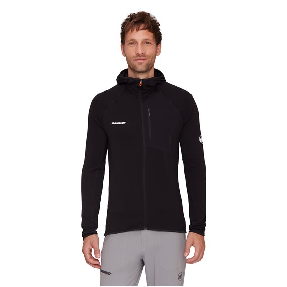 Mammut Aenergy Light ML Hooded Jacket Herren Fleecejacke Midlayer black hier im Mammut-Shop günstig online bestellen