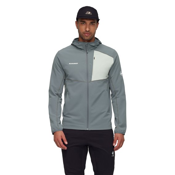 Mammut Madris Light ML Hooded Jacket Herren Midlayer strata-silver sage hier im Mammut-Shop günstig online bestellen