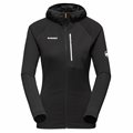 Mammut Aenergy Light ML Hooded Jacket Damen Fleecejacke Midlayer black