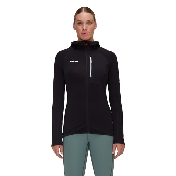 Mammut Aenergy Light ML Hooded Jacket Damen Fleecejacke Midlayer black hier im Mammut-Shop günstig online bestellen