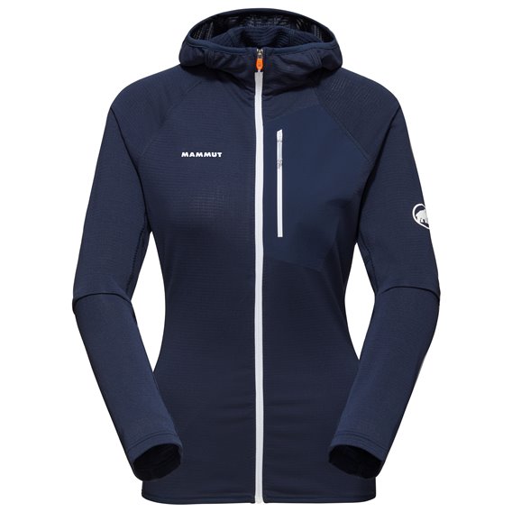 Mammut Aenergy Light ML Hooded Jacket Damen Fleecejacke Midlayer marine hier im Mammut-Shop günstig online bestellen