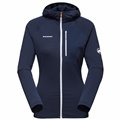 Mammut Aenergy Light ML Hooded Jacket Damen Fleecejacke Midlayer marine