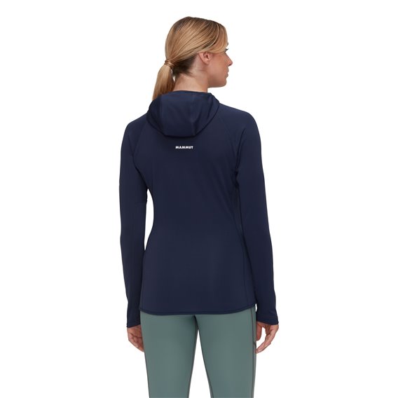 Mammut Aenergy Light ML Hooded Jacket Damen Fleecejacke Midlayer marine hier im Mammut-Shop günstig online bestellen