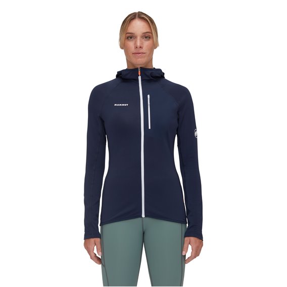 Mammut Aenergy Light ML Hooded Jacket Damen Fleecejacke Midlayer marine hier im Mammut-Shop günstig online bestellen