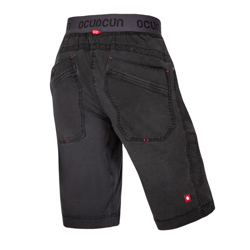 Ocun Mania Organic Jeans Shorts Herren kurze Kletterhose Sporthose black hier im Ocun-Shop günstig online bestellen