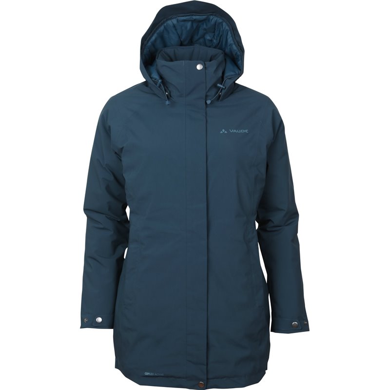 Vaude Curnera Parka Damen Wintermantel dark sea