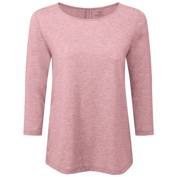 Sherpa Asha 3/4 Sleeve Top Damen Shirt mineral red hier im Sherpa-Shop günstig online bestellen