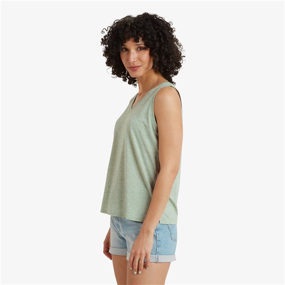 Sherpa Asha V-Neck Tank Damen Top thyme hier im Sherpa-Shop günstig online bestellen