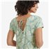 Sherpa Padma Tie Back Dress Shortsleeve Damen Kleid celery bhodi leaf hier im Sherpa-Shop günstig online bestellen