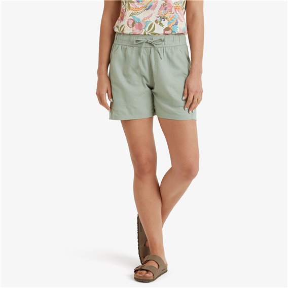 Sherpa Palmo Short Damen kurze Hose celery hier im Sherpa-Shop günstig online bestellen