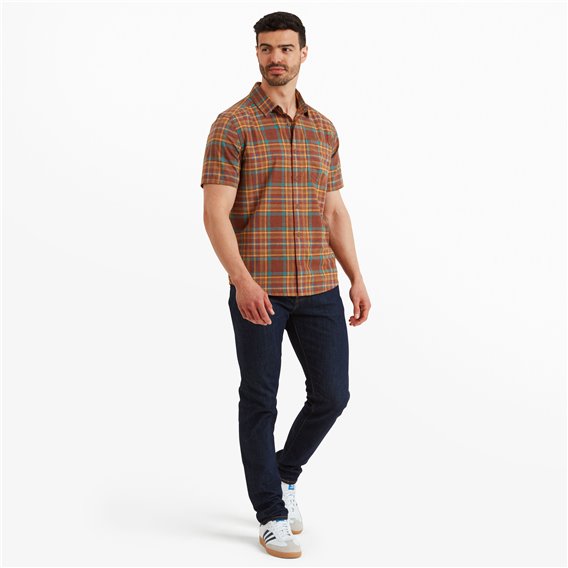 Sherpa Rudra Shortsleeve Shirt Herren T-Shirt cappuccino hier im Sherpa-Shop günstig online bestellen