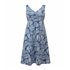 Sherpa Neha Empire Dress Shortsleeve Damen Kleid seaport blue bhodi leaf hier im Sherpa-Shop günstig online bestellen