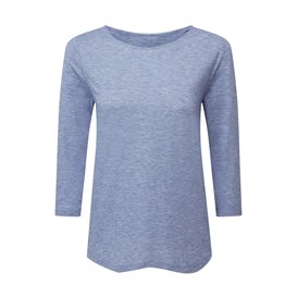 Sherpa Asha 3/4 Sleeve Top Damen Shirt seaport blue hier im Sherpa-Shop günstig online bestellen