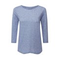 Sherpa Asha 3/4 Sleeve Top Damen Shirt seaport blue