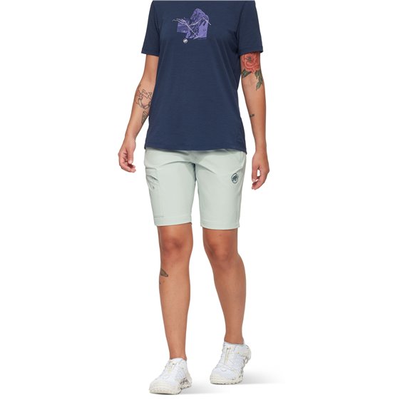 Mammut Runbold IV Shorts Damen kurze Wanderhose silver sage hier im Mammut-Shop günstig online bestellen