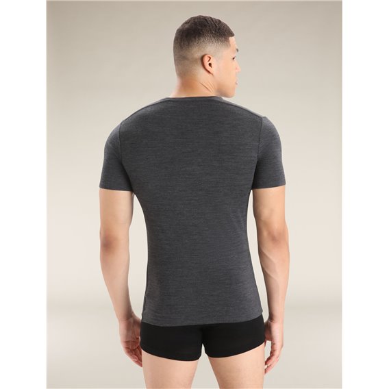 Icebreaker Merino Anatomica Shortsleeve Herren Baselayer Kurzarmshirt jet heather hier im -Shop günstig online bestellen