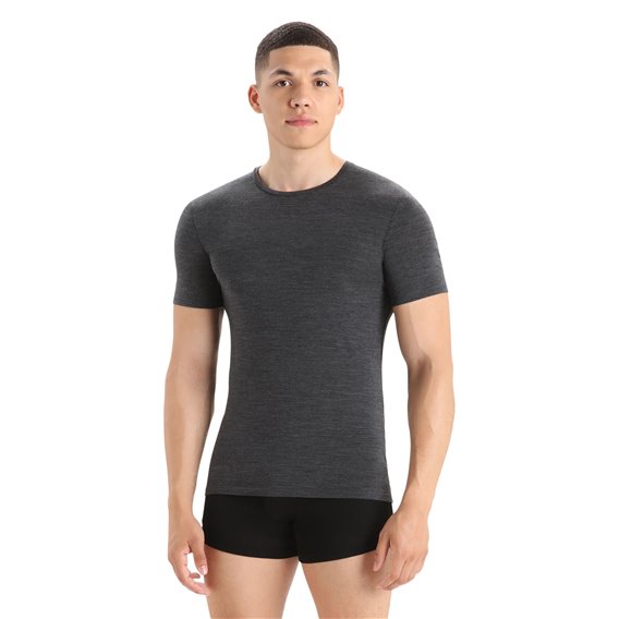 Icebreaker Merino Anatomica Shortsleeve Herren Baselayer Kurzarmshirt jet heather hier im -Shop günstig online bestellen