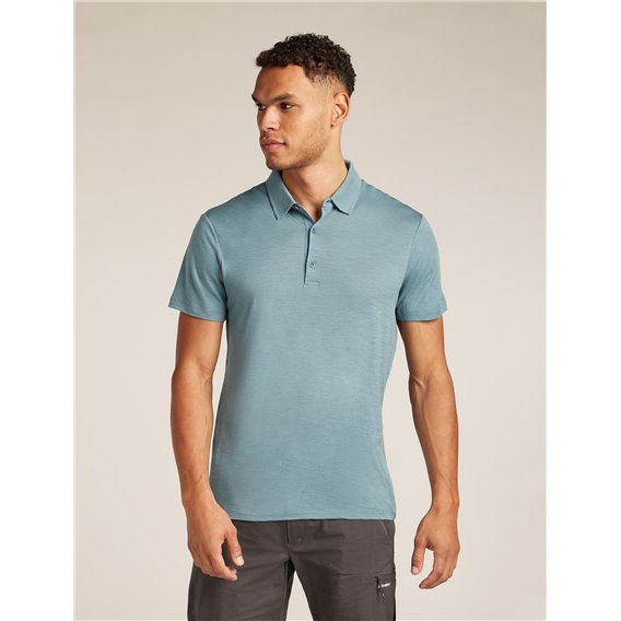 Icebreaker Merino 150 Tech Lite III Polo Herren Kurzarmshirt blue ash hier im -Shop günstig online bestellen