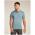 Icebreaker Merino 150 Tech Lite III Polo Herren Kurzarmshirt blue ash