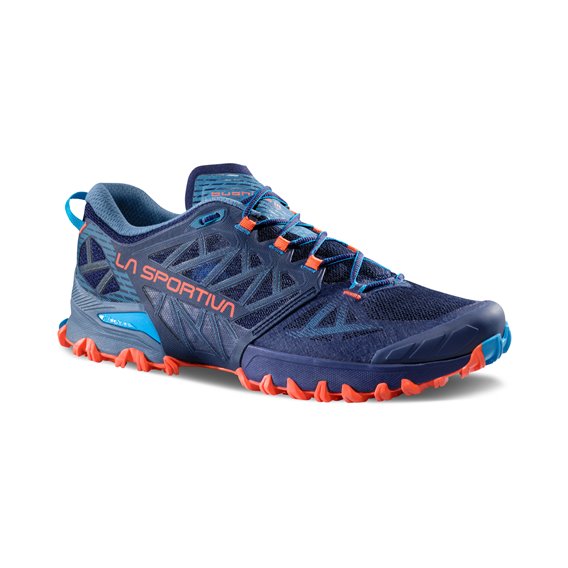 La Sportiva Bushido III Herren Trailrunningschuhe deep sea-cherry tomato