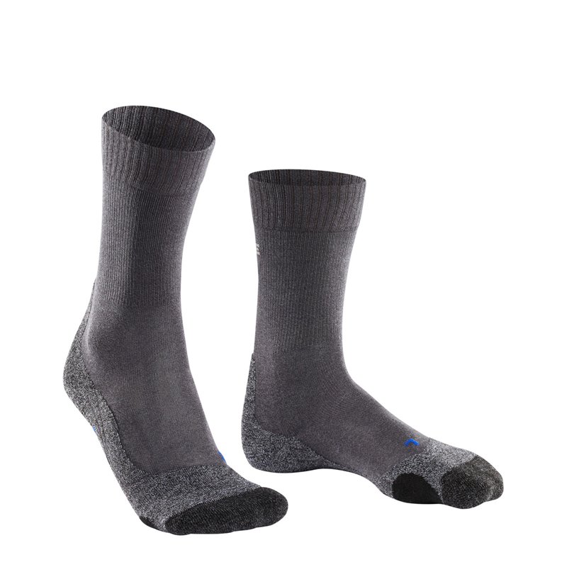 Falke TK2 Explore Cool Herren Trekkingsocken asphalt melange