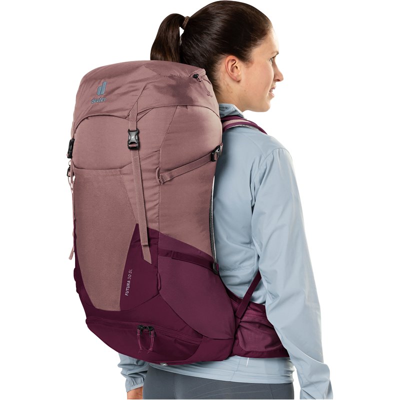 Deuter Futura 30 SL Damen Wanderrucksack ashrose-cassis