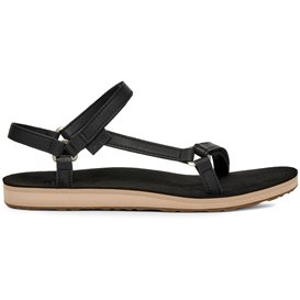 Teva Original Universal Slim Leather Damen Freizeitsandale black-tan hier im Teva-Shop günstig online bestellen